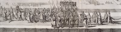 The Funeral Procession of Queen Mary II (1662-94) (detail) by Pieter Persoy